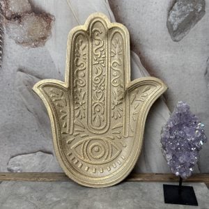 Fatimas hand / Hamsa, fat guld