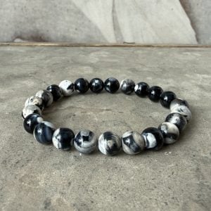 Späckhuggaragat / Orca Agate, armband