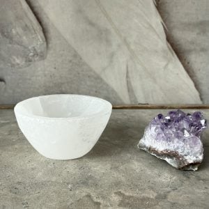 Selenit, skål 6 cm