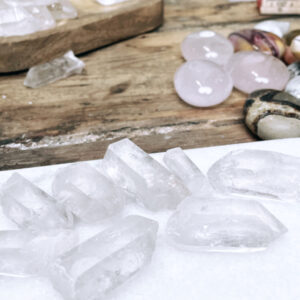 Himalayakvarts Lemurian, rå spets