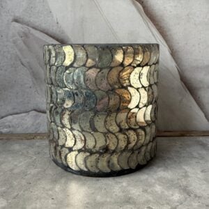 Värmeljushållare med mosaik månar