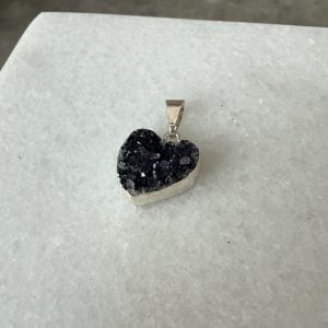 Ametist druzy, hänge guld (B)