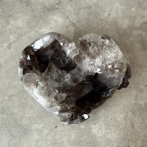 Rökkvartskluster, hjärta (B)