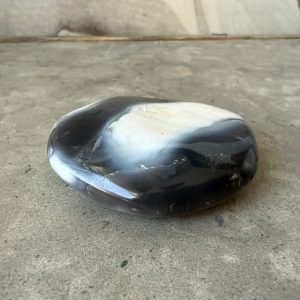 Späckhuggaragat / Orca Agate, Palmstone (D)