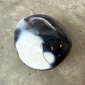 Späckhuggaragat / Orca Agate, Palmstone (M)
