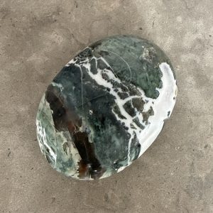 Grön Sardonyx, jumbo palmstone (C)