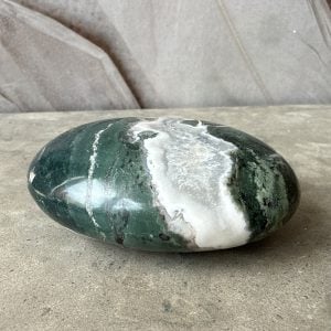 Grön Sardonyx, jumbo palmstone (D)