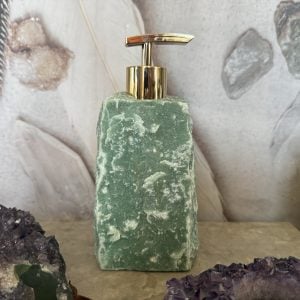 Grön Aventurin, Tvålpump guld