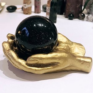 Händer som bär, guld Large