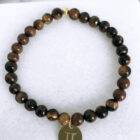 Zodiac armband: Tvillingarna - Tigeröga