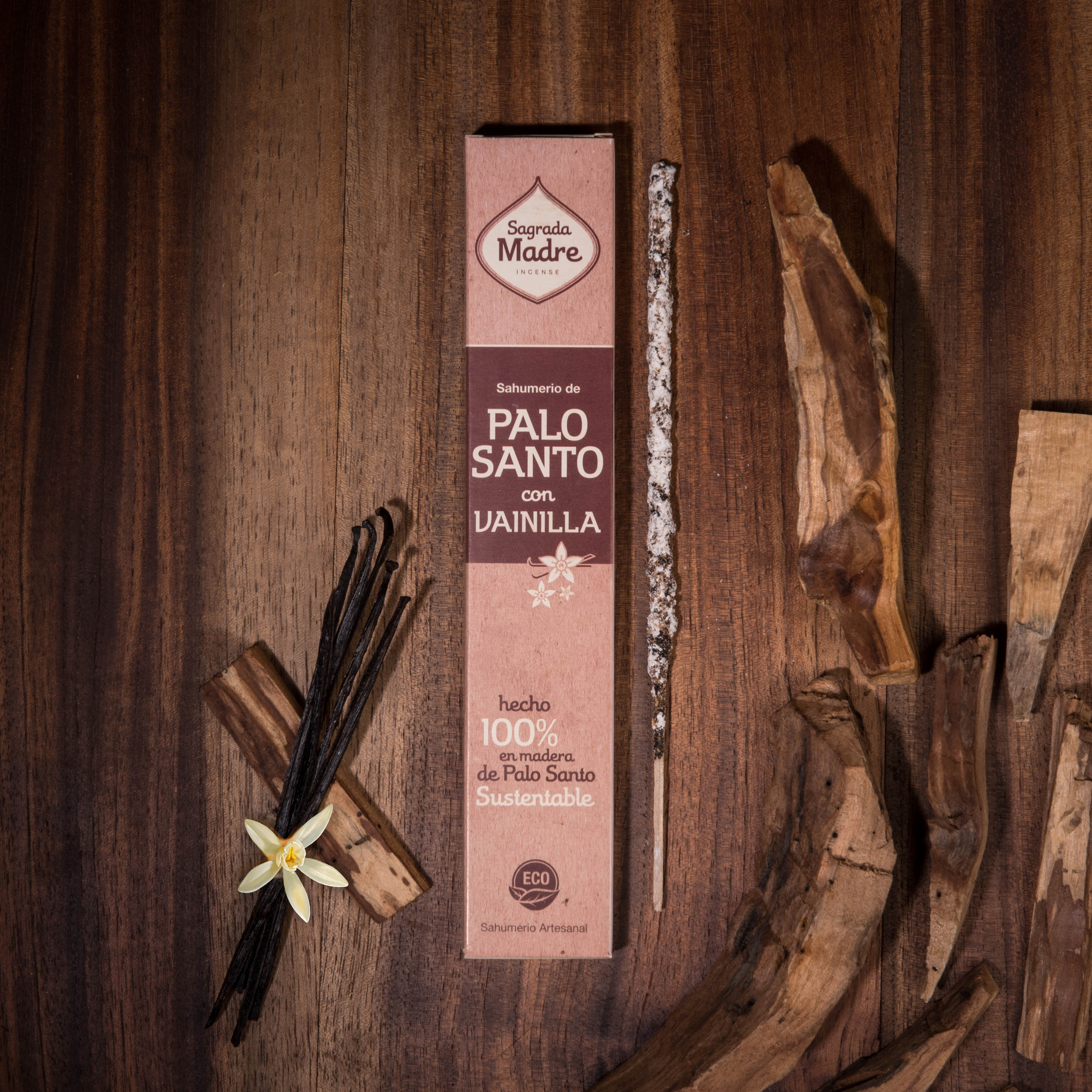 Palo Santo & Vanilj rökelsepinnar, Sagrada Madre