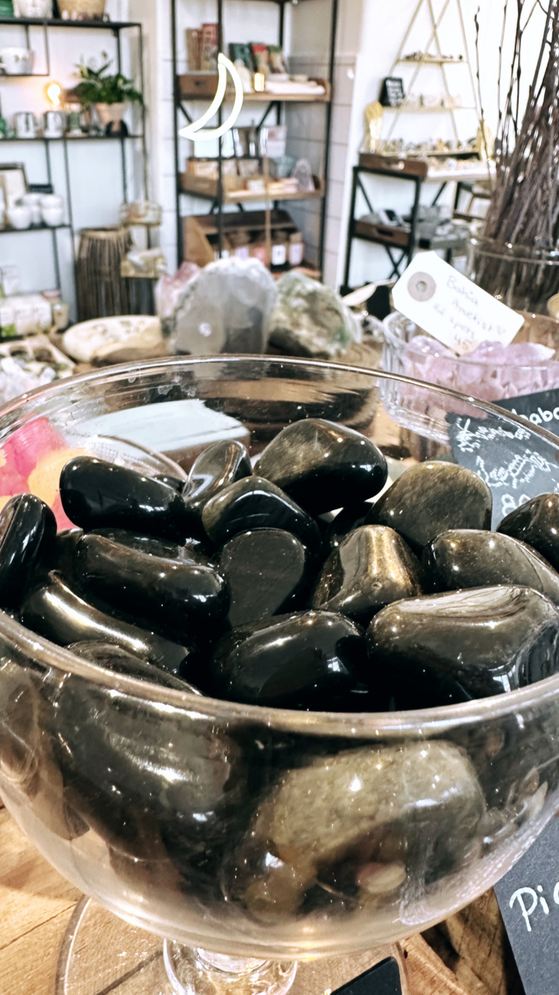 Golden Sheen Obsidian, trumlad Golden Sheen Obsidian, trumlad