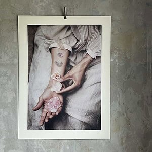 Healing crystals, poster 50x70 cm