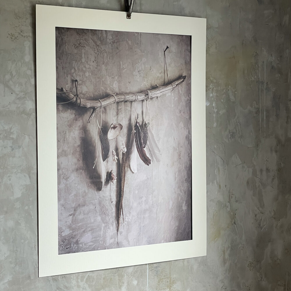 The Power of Feathers, poster 50×70 cm The Power of Feathers, poster 50x70 cm