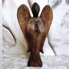 Ängel i trä, 19 cm