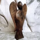 Ängel i trä, 19 cm