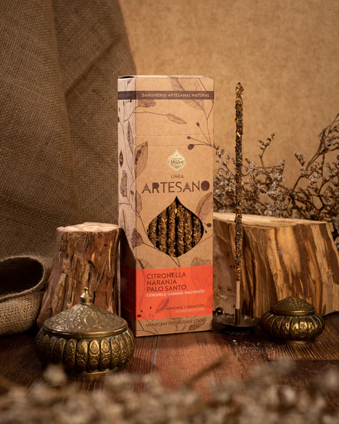1 x Citronella, Apelsin & Palo Santo rökelsepinne, Sagrada Madre 1 x Citronella, Apelsin & Palo Santo rökelsepinne, Sagrada Madre
