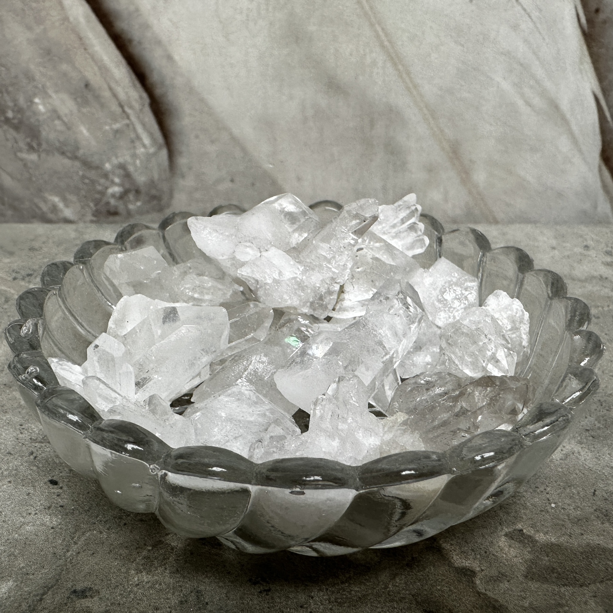 Bergkristall, kluster små Bergkristall, kluster små