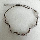 Armband med pärlor i Rosenkvarts