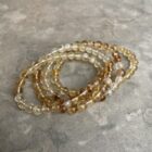 Citrin, armband 6 mm