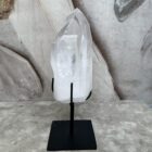 Lemurian Quartz, rå spets på ställning (B)