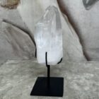 Lemurian Quartz, rå spets på ställning (B)