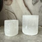Selenit, lykta rund 6 cm