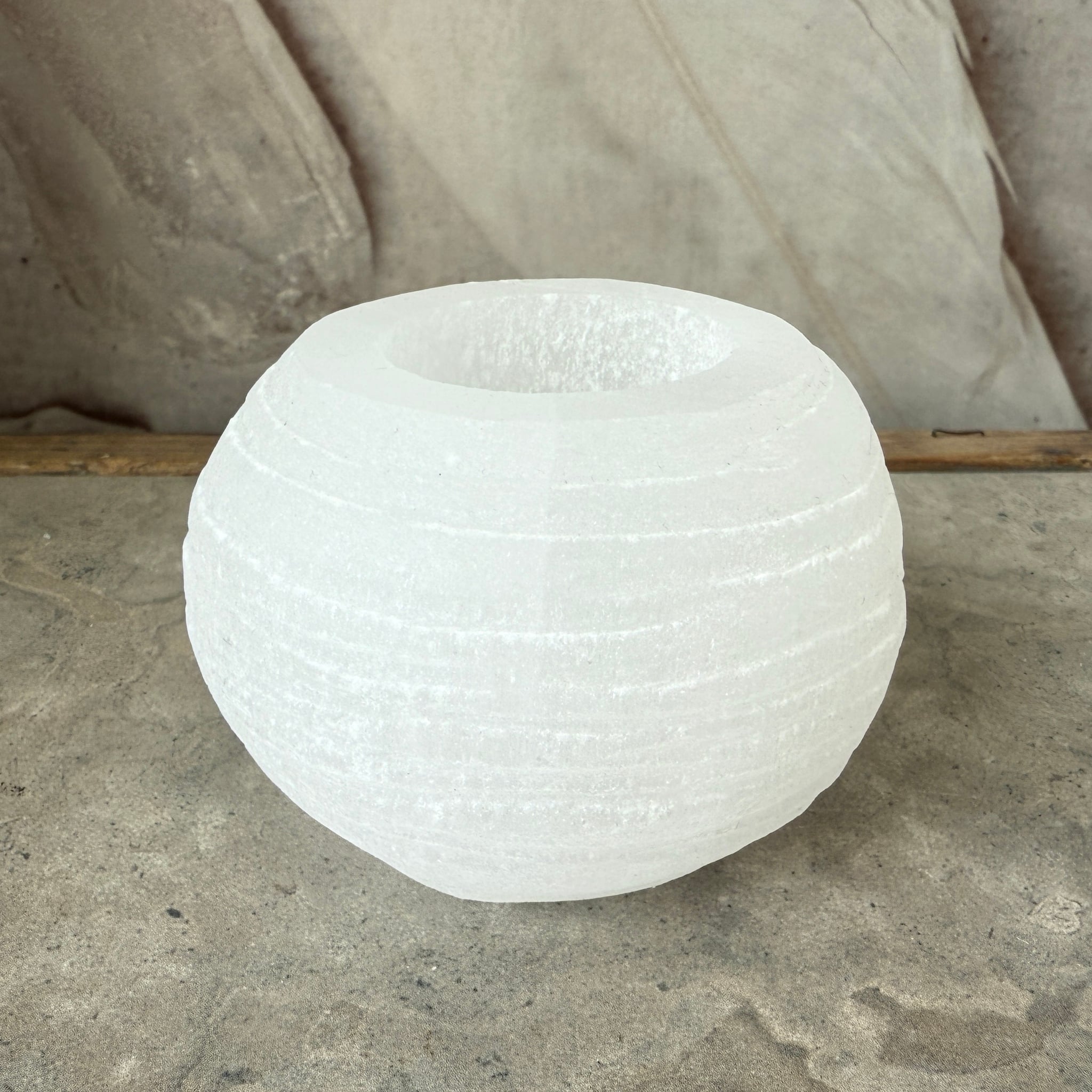 Selenit, lykta snöboll 8 cm